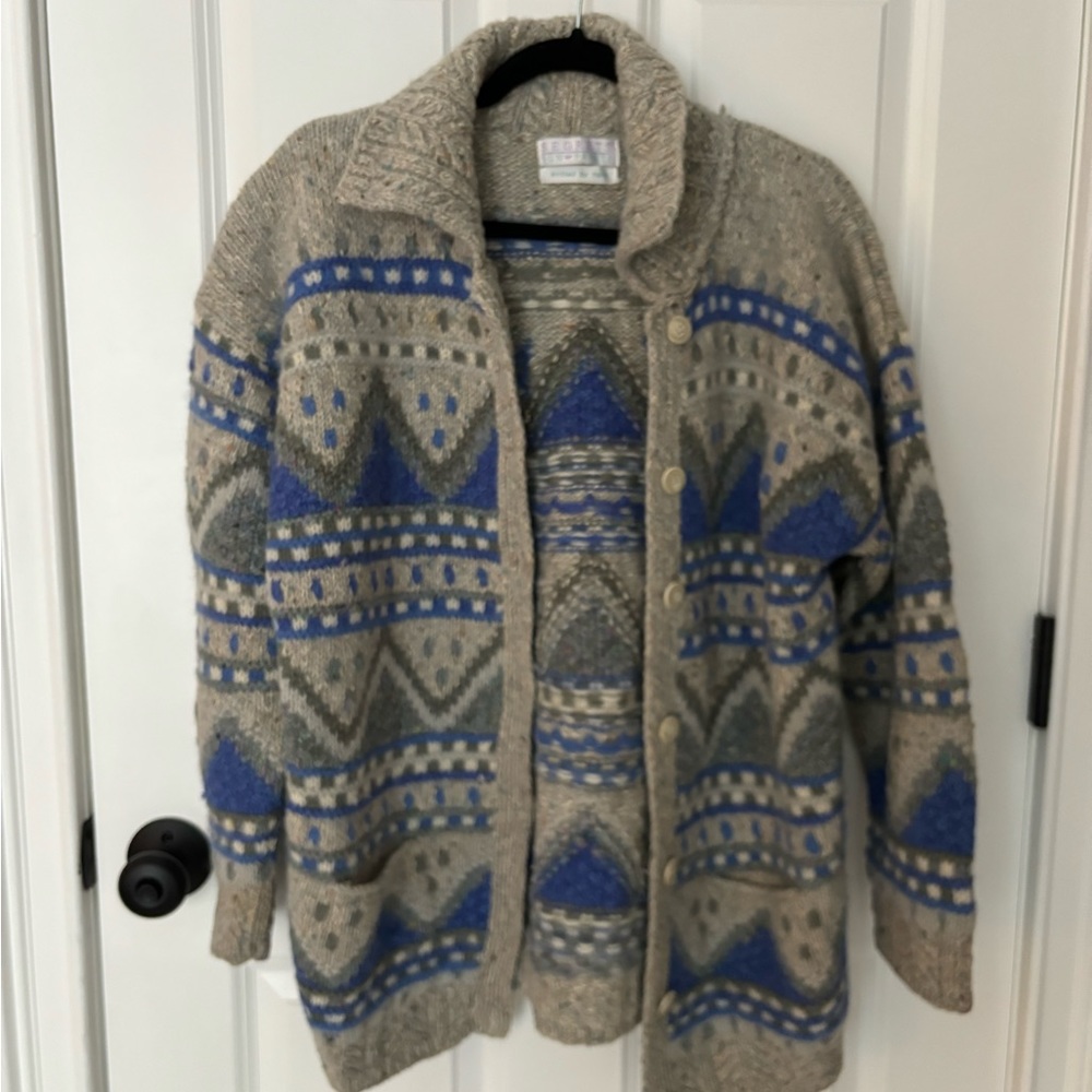 Segrets Sun Prints hand knit sweater